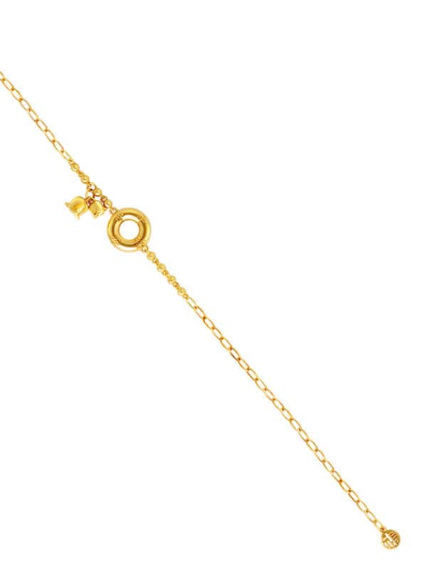 20241222172824fb7516c02aecc0863ce85421a8a314e8 TOMEI Peace & Happiness Bracelet, Yellow Gold 916