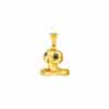 TOMEI Auspicious Snake Pendant, Yellow Gold 916