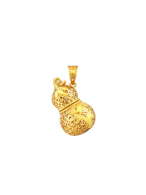 TOMEI Openable Gourd Pendant, Yellow Gold 916