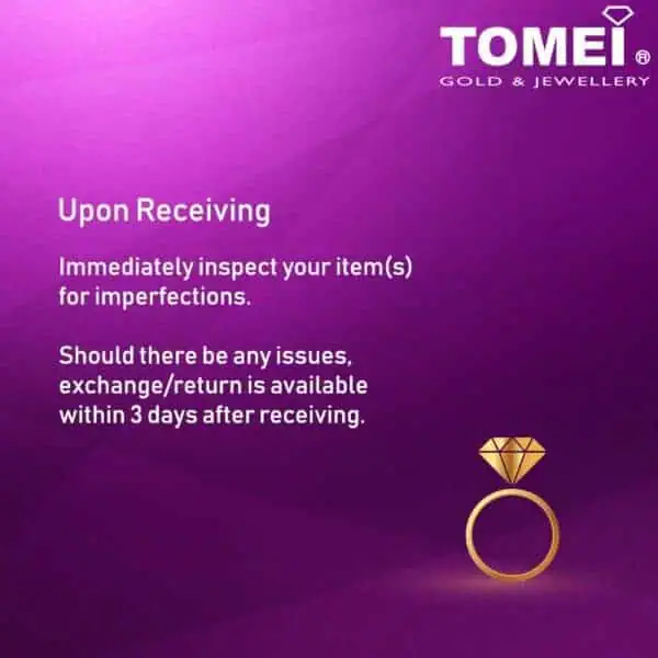 TOMEI Diamond Cut Chomel Heart Charm, Yellow Gold 916