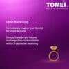 TOMEI 2-Way Earrings, White Gold 585 (E2121)