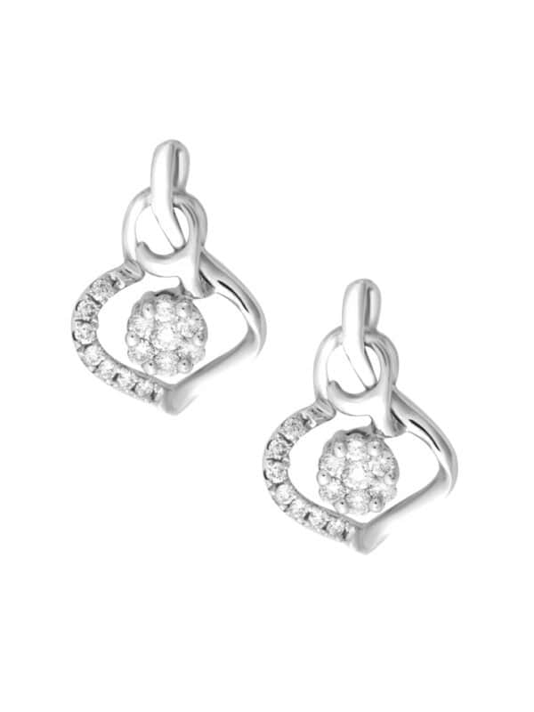 3040118-0187-8110403-1 TOMEI Earrings in Bedazzling Verve Diamond White Gold 375