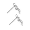 TOMEI Earrings in Bedazzling Verve Diamond White Gold 375