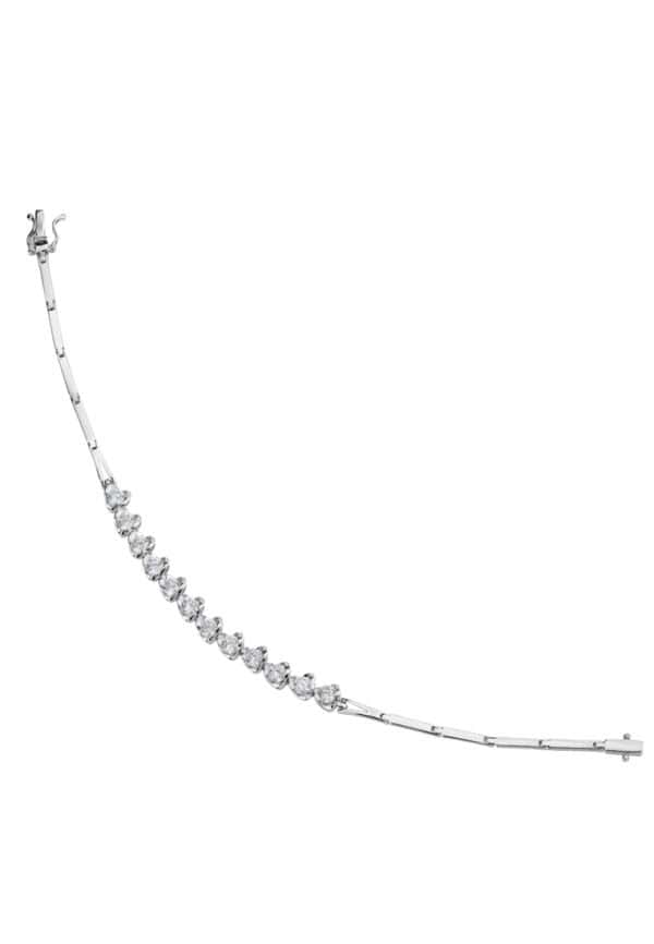 TOMEI ??????Heart to Heart Diamond Bracelet White Gold 750