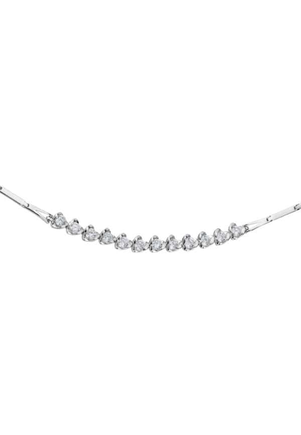 TOMEI ??????Heart to Heart Diamond Bracelet White Gold 750