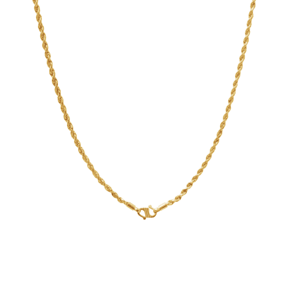 TOMEI Men's Twisted Sg Chain, Yellow Gold 916