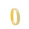 TOMEI Dual-Tone Gleaming Fit Ring, Yellow Gold 916