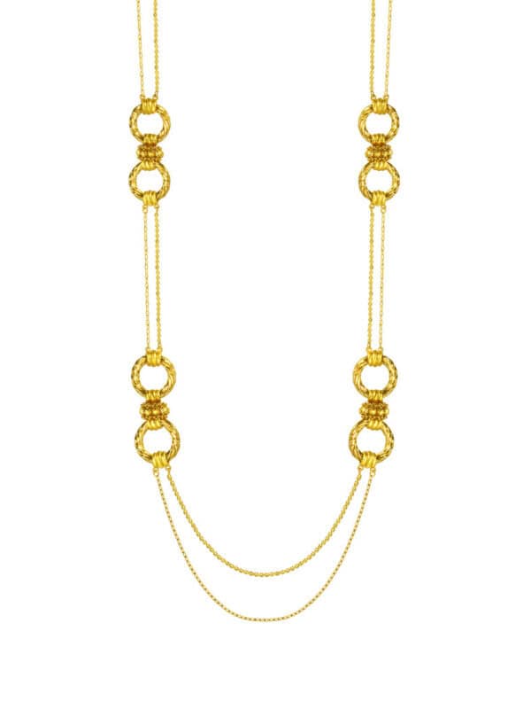 762_DSC02122_0002_IN-H7218-1-1C TOMEI Lusso Italia Long Necklace, Yellow Gold 916
