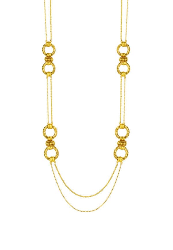 TOMEI Lusso Italia Long Necklace, Yellow Gold 916