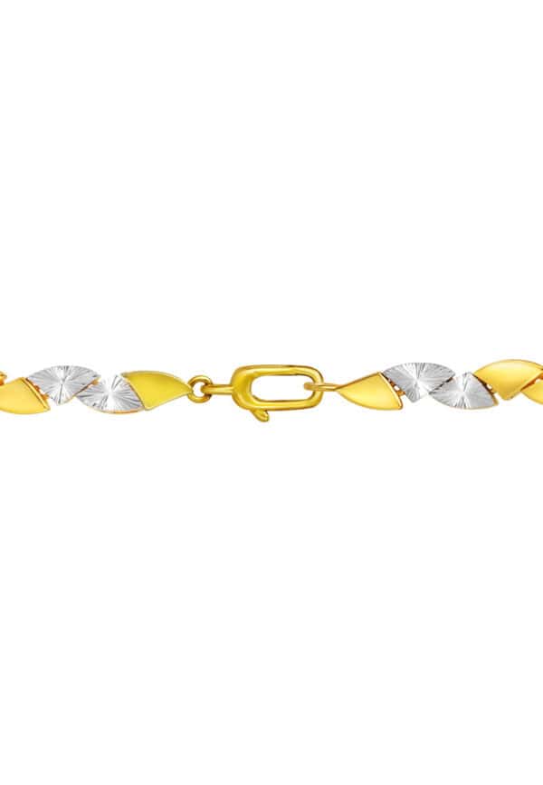 TOMEI Diamond Cut Collection Pizzazz Bracelet, Yellow Gold 916