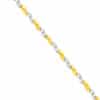 TOMEI Diamond Cut Collection Pizzazz Bracelet, Yellow Gold 916