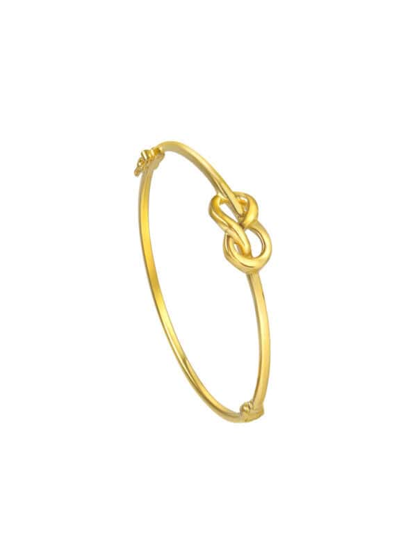 TOMEI Infinity Bangle, Yellow Gold 916
