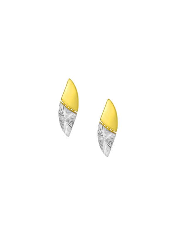 762_DSC02122_0026_DC-Y1374E-2C TOMEI Diamond Cut Collection Pizzazz Earrings, Yellow Gold 916