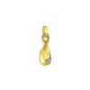 TOMEI Diamond Cut Collection Infinity Pendant, Yellow Gold 916