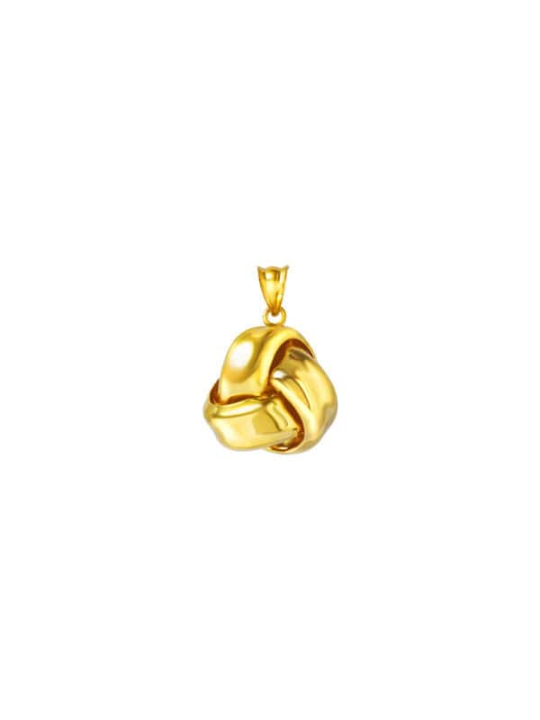 762_DSC02122_0059_IP-X1P190261-1C TOMEI Lusso Italia Knot Pendant, Yellow Gold 916