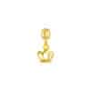 TOMEI Dangling Crown Charm, Yellow Gold 916
