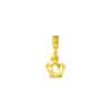 TOMEI Dangling Crown Charm, Yellow Gold 916