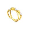 TOMEI Diamond Cut Collection Ring, Yellow Gold 916
