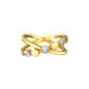 TOMEI Diamond Cut Collection Ring, Yellow Gold 916