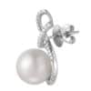 TOMEI Earrings, Diamond Pearl White Gold 750 (E1405)
