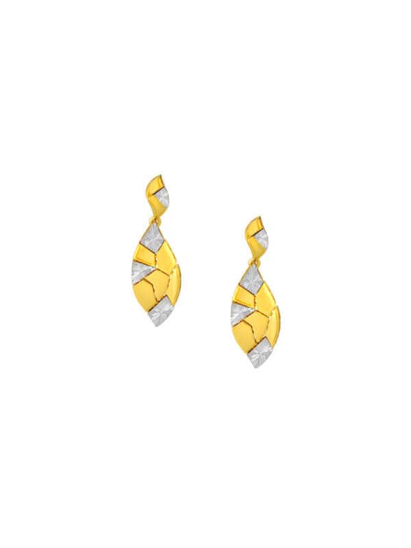 TOMEI Diamond Cut Collection Earrings, Yellow Gold 916