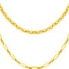 TOMEI Lusso Italia Necklace, Yellow Gold 916