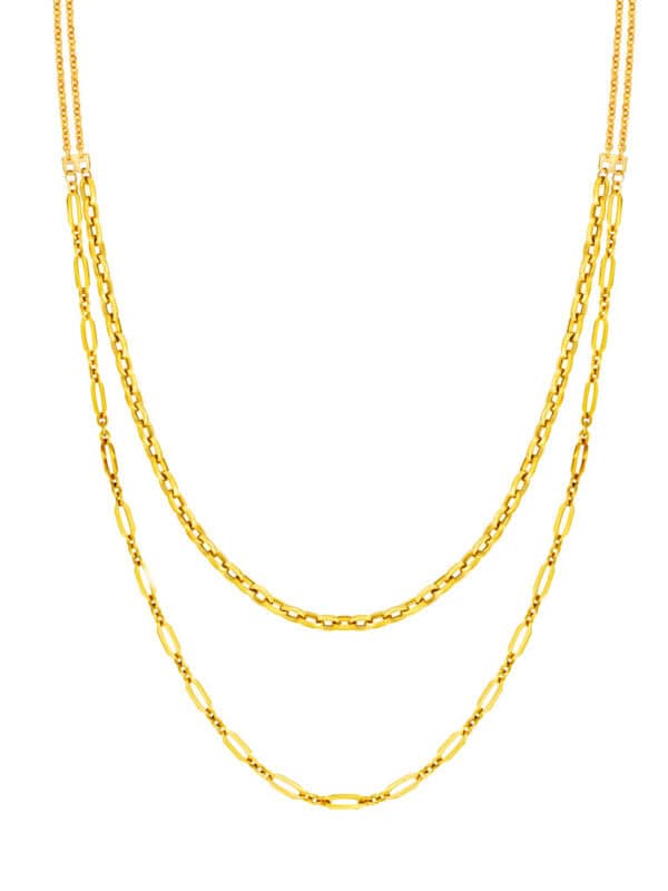 TOMEI Lusso Italia Necklace, Yellow Gold 916