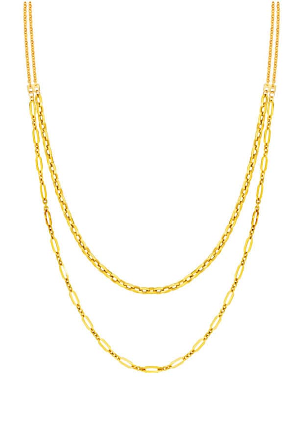 TOMEI Lusso Italia Necklace, Yellow Gold 916