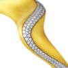 TOMEI Diamond Cut Collection Curvy Bangle, Yellow Gold 916
