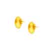 TOMEI Lusso Italia Button Earrings, Yellow Gold 916