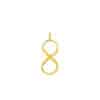 TOMEI Lusso Italia Infinity Pendant, Yellow Gold 916
