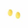 TOMEI Lusso Italia Button Earrings, Yellow Gold 916
