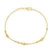 TOMEI Fluttering Hearts Bracelet, Yellow Gold 916
