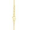 TOMEI Fluttering Hearts Bracelet, Yellow Gold 916