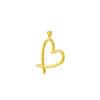 TOMEI Lusso Italia Love Mark Pendant, Yellow Gold 916