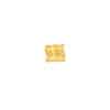 TOMEI Mini Tube Charm, Yellow Gold 916
