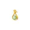TOMEI Money Bag Jade Pendant, Yellow Gold 916