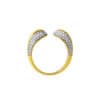 TOMEI Diamond Cut Collection Open Ring, Yellow Gold 916