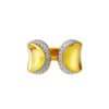 TOMEI Diamond Cut Collection Open Ring, Yellow Gold 916