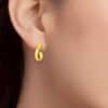 TOMEI Lusso Italia Earrings, Yellow Gold 916