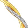 TOMEI Diamond Cut, The Simpulan Series Bangle, Yellow Gold 916