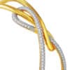 TOMEI Diamond Cut, The Simpulan Series Bangle, Yellow Gold 916