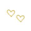 TOMEI Lusso Italia Love Frame Earrings, Yellow Gold 916