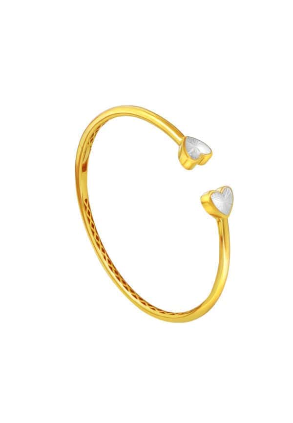762x1100_0065_Sony_50771 TOMEI Diamond Cut Collection Bangle, Yellow Gold 916