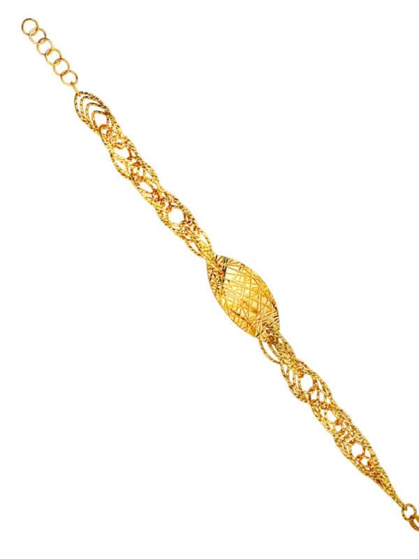 TOMEI Lusso Italia Ayu Collection Bracelet, Yellow Gold 916