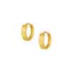 TOMEI Loop Earrings, Yellow Gold 916