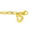 TOMEI Heart-Linked Bracelet, Yellow Gold 916