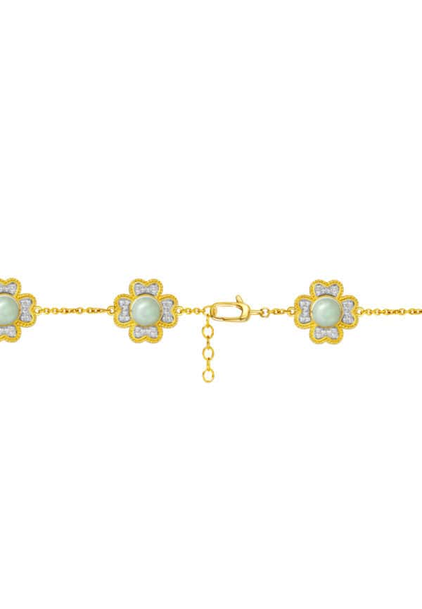 TOMEI Diamond Cut Collection Bracelet, Yellow Gold 916