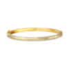 TOMEI Dual-Tone Thin Bangle, Yellow Gold 916