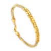 TOMEI Lusso Italia Dual-Tone Balls Bangle, Yellow Gold 916/22K